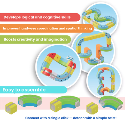 MagnoRail™ – STEM Magnetic Train Set