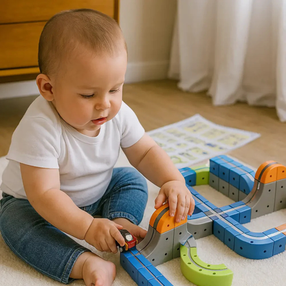 MagnoRail™ – STEM Magnetic Train Set